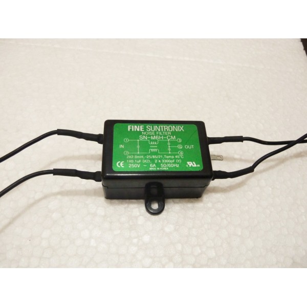 Noise Filter, SN-M6H-CM, Fine Suntronix, Made in Korea 